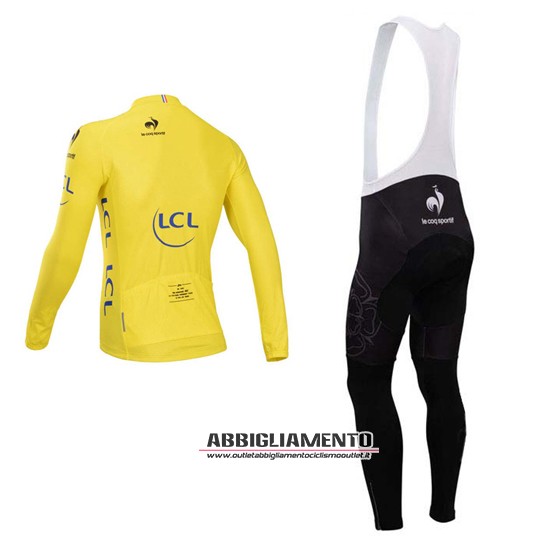 Abbigliamento Tour De France 2014 Manica Lunga E Calza Abbigliamento Con Bretelle Giallo - Clicca l'immagine per chiudere