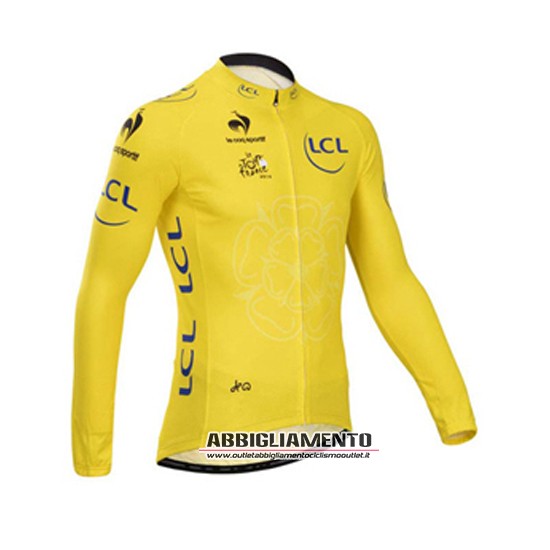 Abbigliamento Tour De France 2014 Manica Lunga E Calza Abbigliamento Con Bretelle Giallo - Clicca l'immagine per chiudere