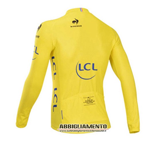 Abbigliamento Tour De France 2014 Manica Lunga E Calza Abbigliamento Con Bretelle Giallo - Clicca l'immagine per chiudere