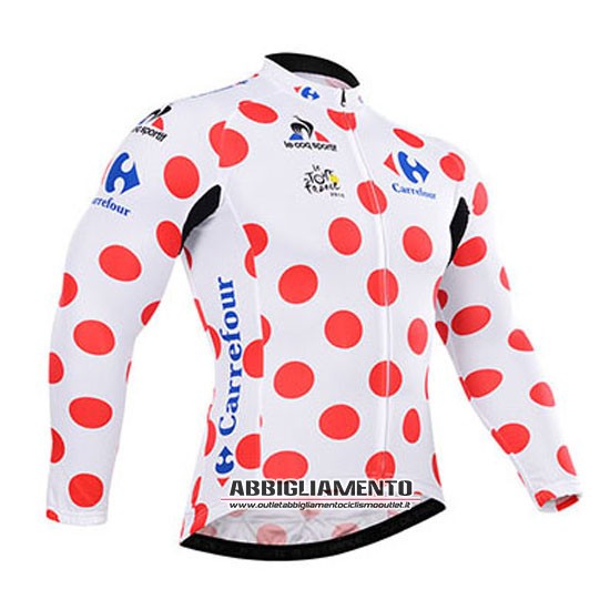 Abbigliamento Tour De France 2015 Manica Lunga E Calza Abbigliamento Con Bretelle Bianco E Rosso - Clicca l'immagine per chiudere