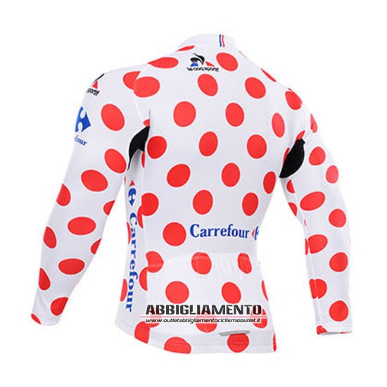 Abbigliamento Tour De France 2015 Manica Lunga E Calza Abbigliamento Con Bretelle Bianco E Rosso - Clicca l'immagine per chiudere