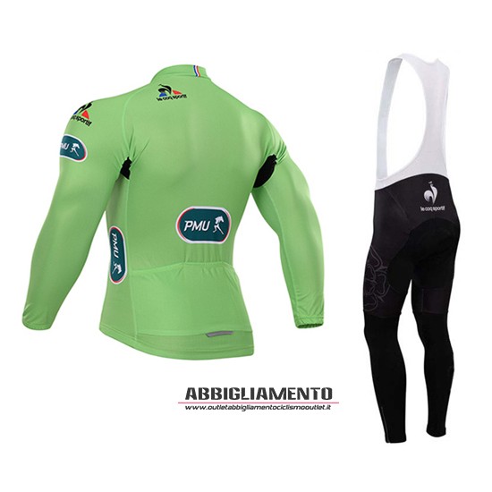 Abbigliamento Tour De France 2015 Manica Lunga E Calza Abbigliamento Con Bretelle Vede Militare - Clicca l'immagine per chiudere