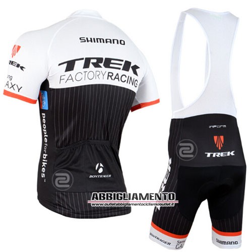 Abbigliamento Trek Factory 2015 Manica Corta E Pantaloncino Con Bretelle Nero E Bianco - Clicca l'immagine per chiudere