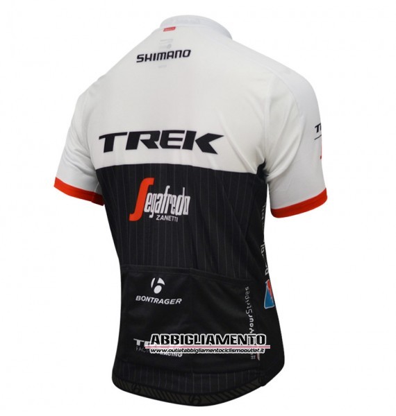 Abbigliamento Trek Factory 2016 Manica Corta E Pantaloncino Con Bretelle Bianco E Nero - Clicca l'immagine per chiudere