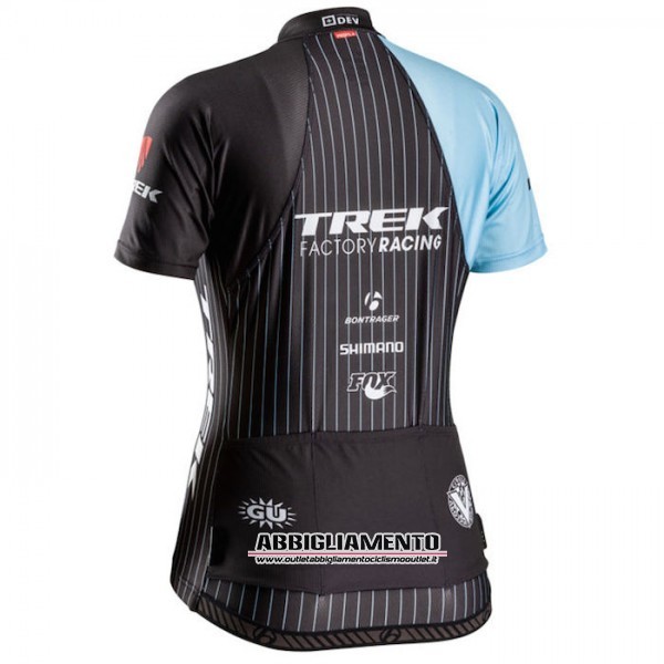 Abbigliamento Trek Factory 2016 Manica Corta E Pantaloncino Con Bretelle Nero E Blu - Clicca l'immagine per chiudere