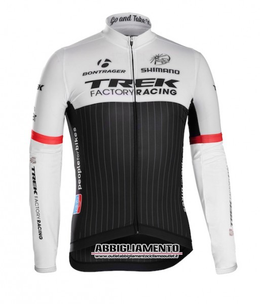 Abbigliamento Trek Factory 2016 Manica Lunga E Calza Abbigliamento Con Bretelle Nero E Bianco - Clicca l'immagine per chiudere