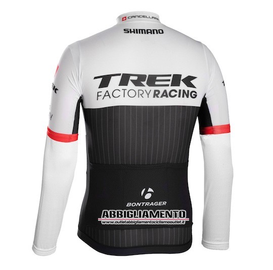 Abbigliamento Trek Factory 2016 Manica Lunga E Calza Abbigliamento Con Bretelle Nero E Bianco - Clicca l'immagine per chiudere