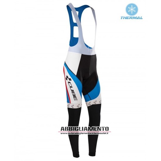 Abbigliamento Cube 2016 Manica Lunga E Calzamaglia Con Bretelle Blu E Bianco - Clicca l'immagine per chiudere