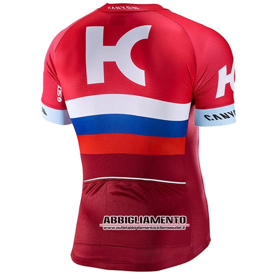 Abbigliamento Katusha 2017 Manica Corta E Pantaloncino Con Bretelle Rosso E Bianco - Clicca l'immagine per chiudere