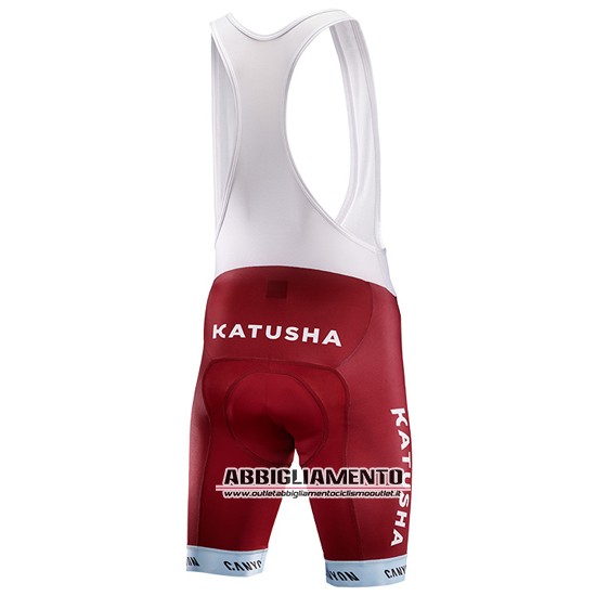 Abbigliamento Katusha 2017 Manica Corta E Pantaloncino Con Bretelle Rosso E Bianco - Clicca l'immagine per chiudere