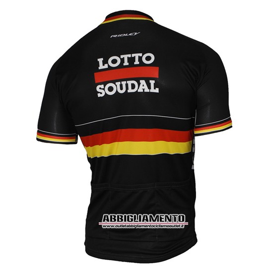 Abbigliamento Lotto Soudal 2017 Manica Corta E Pantaloncino Con Bretelle Rosso E Nero - Clicca l'immagine per chiudere