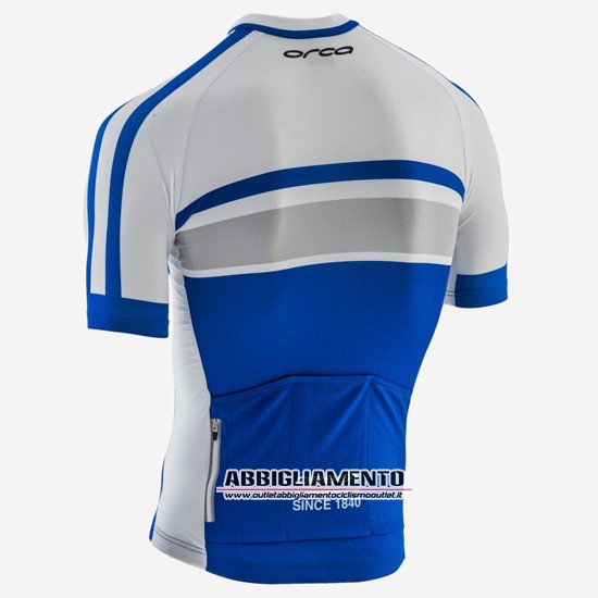 Abbigliamento Orbea 2017 Manica Corta E Pantaloncino Con Bretelle Bianco E Blu - Clicca l'immagine per chiudere