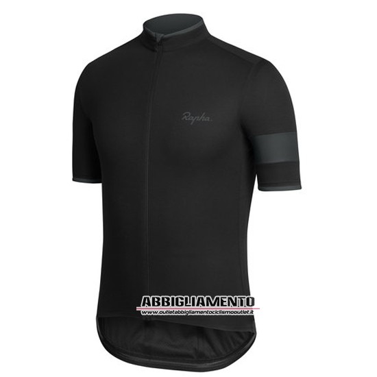 Abbigliamento Rapha 2016 Manica Corta E Pantaloncino Con Bretelle Bianco E Nero - Clicca l'immagine per chiudere