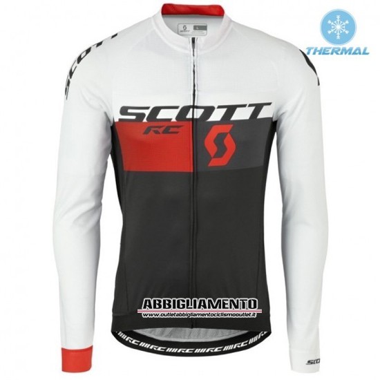 Abbigliamento Scott 2016 Manica Lunga E Calzamaglia Con Bretelle Bianco E Rosso - Clicca l'immagine per chiudere