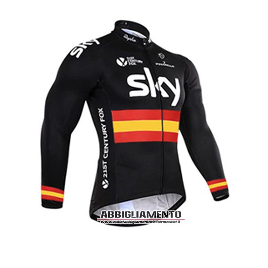 Abbigliamento Sky 2016 Manica Lunga E Calzamaglia Con Bretelle Nero E Giallo - Clicca l'immagine per chiudere