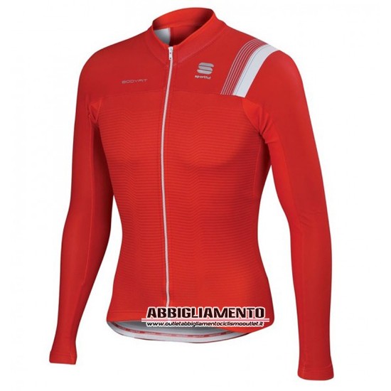 Abbigliamento Sportful 2016 Manica Lunga E Calzamaglia Con Bretelle Bianco E Rosso - Clicca l'immagine per chiudere