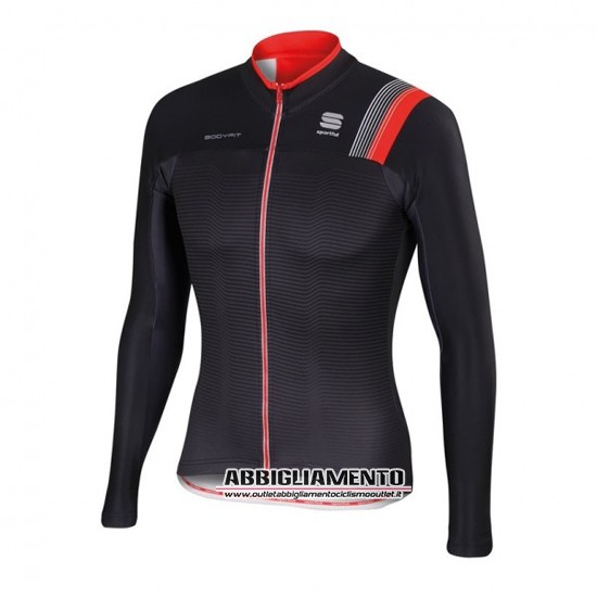 Abbigliamento Sportful 2016 Manica Lunga E Calzamaglia Con Bretelle Nero E Rosso - Clicca l'immagine per chiudere